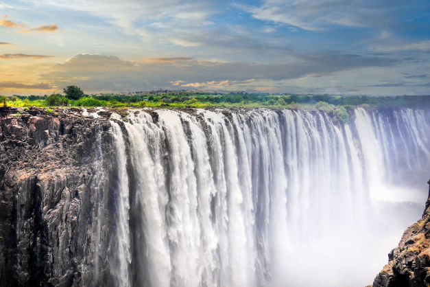 Victoriafälle zwischen Simbabwe und Sambia, Afrika