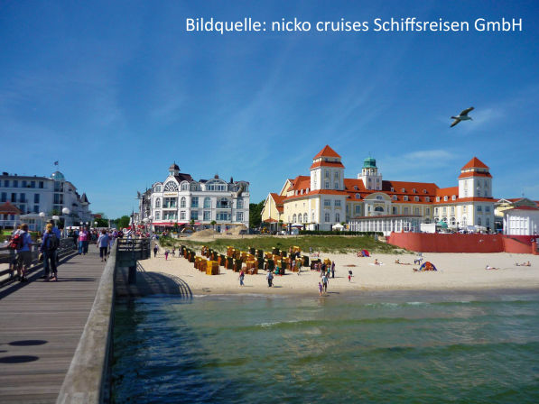 Flussreise von nicko cruises über den Rhein in Rügen an der Ostsee